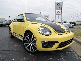 2014 volkswagen beetle coupe 2dr dsg 2.0t turbo gsr tachometer alloy wheels