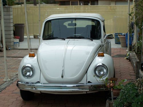 74 vw super beetle. convertible