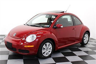 Coupe 10 beetle automatic transmission 36k moonroof heated seats wheels red/blk