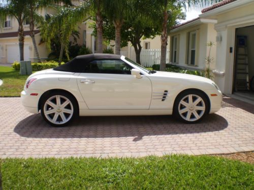 2005 chrysler crossfire convertible 3.2l v6 auto leather-super clean, fun ride