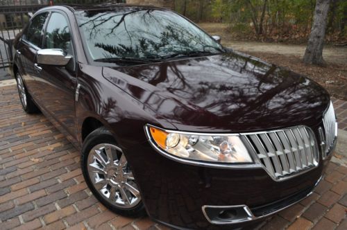 2011 mkz prem.no reserve.leather/moonroof/heat/cool/sync/chromes/salvage/rebuilt