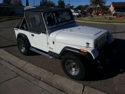 1990 jeep wrangler base sport utility 2-door 4.2l