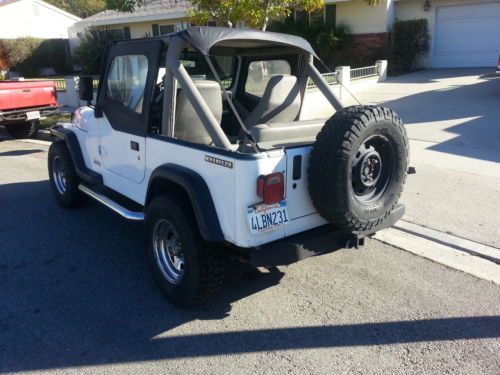 1990 Jeep Wrangler Base Sport Utility 2-Door 4.2L, image 3