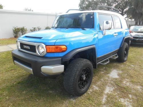 2007 toyota fj cruiser 4x4 blue