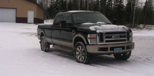 2008 ford f350 king ranch diesel truck + satellite radio + drone + transfer tank