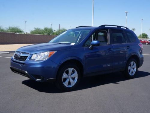 New 2014 forester premium 6spd bluetooth backup camera awd alloys roof rack