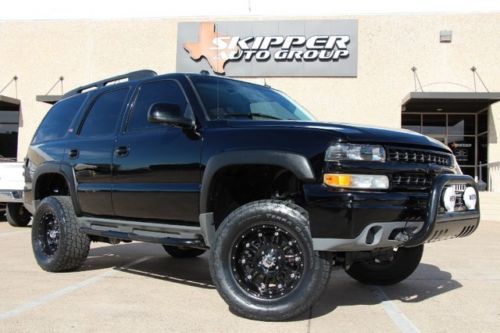 2005 chevrolet tahoe z71 4x4 lift kit xd wheels 1 owner clean carfax loaded!!!