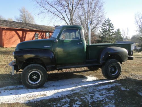 1950 chevrolet *5 window* 4x4 big block