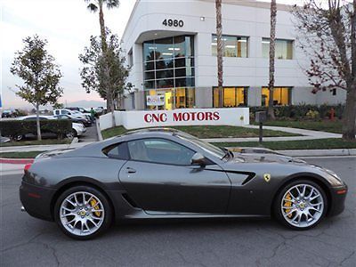 2007 ferrari 599 gtb fiorano silverstone 9,077 miles / california car / must see