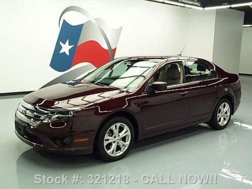 2012 ford fusion se sedan automatic alloy wheels 40k mi texas direct auto