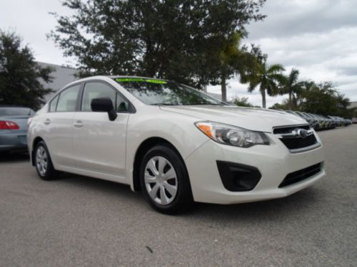 2012 subaru impreza base sedan 4-door 2.0l