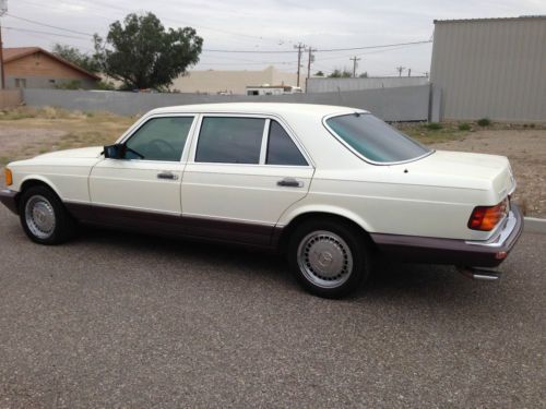 W126 mercedes benz 500sel s-class 5.0 liter sedan