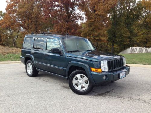 2006 jeep commander 4x4 4.7 v8 forest green loaded!!! all bells &amp; whistles