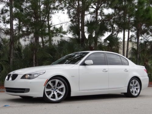2008 bmw 535i * no reserve sport premium cpo warranty! turbo! comfort loaded!