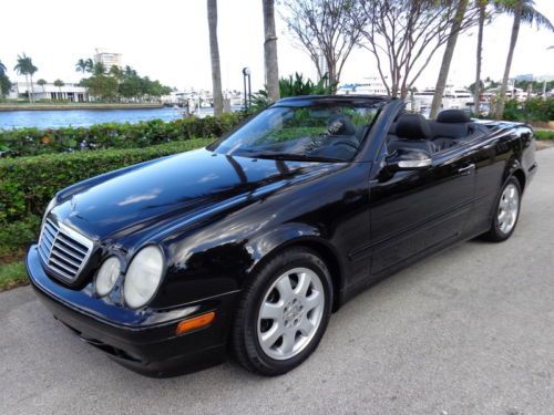 Florida 03 CLK 320 Convertible Navigation Clean Carfax 3.2L V6 No Reserve !!, image 4