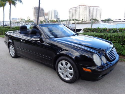 Florida 03 CLK 320 Convertible Navigation Clean Carfax 3.2L V6 No Reserve !!, image 8