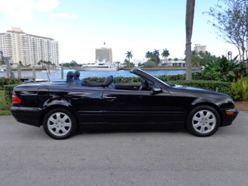 Florida 03 CLK 320 Convertible Navigation Clean Carfax 3.2L V6 No Reserve !!, image 10