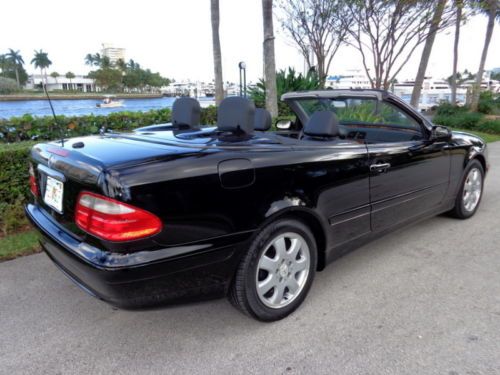 Florida 03 CLK 320 Convertible Navigation Clean Carfax 3.2L V6 No Reserve !!, image 12