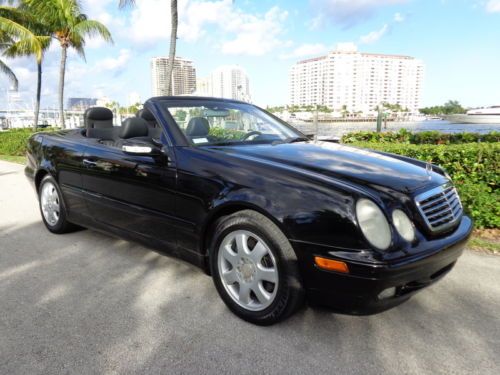 Florida 03 CLK 320 Convertible Navigation Clean Carfax 3.2L V6 No Reserve !!, image 23