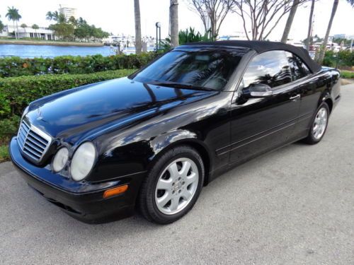 Florida 03 CLK 320 Convertible Navigation Clean Carfax 3.2L V6 No Reserve !!, image 29