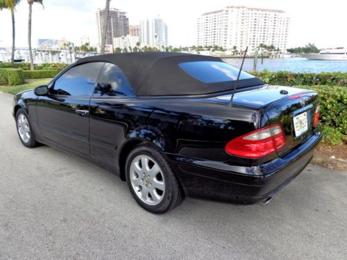 Florida 03 CLK 320 Convertible Navigation Clean Carfax 3.2L V6 No Reserve !!, image 33