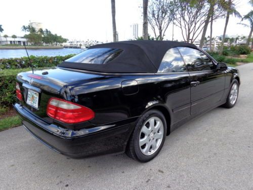 Florida 03 CLK 320 Convertible Navigation Clean Carfax 3.2L V6 No Reserve !!, image 37
