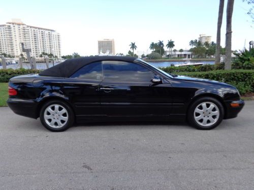 Florida 03 CLK 320 Convertible Navigation Clean Carfax 3.2L V6 No Reserve !!, image 39