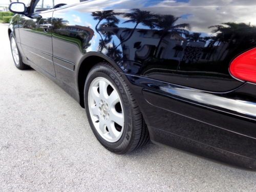 Florida 03 CLK 320 Convertible Navigation Clean Carfax 3.2L V6 No Reserve !!, image 62
