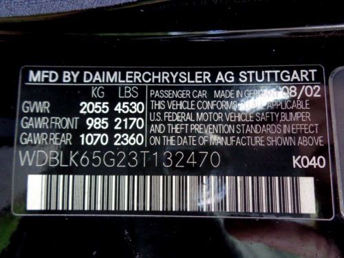 Florida 03 CLK 320 Convertible Navigation Clean Carfax 3.2L V6 No Reserve !!, image 80