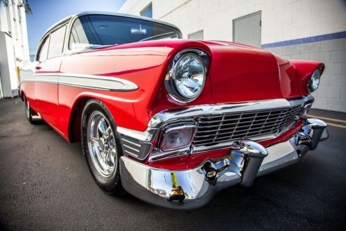 1956 chevy chevrolet bel air pro touring 55 56 57 2 door hardtop true show car!