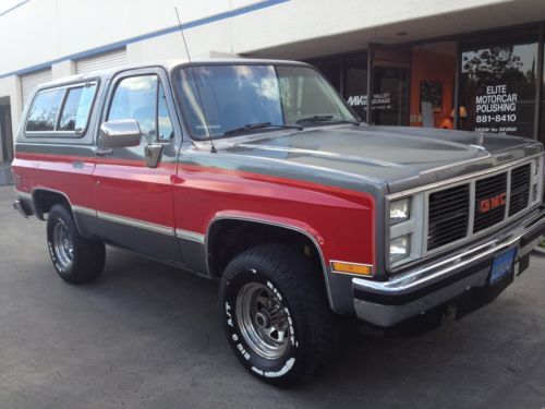 1987 gmc jimmy 4 x 4 california car