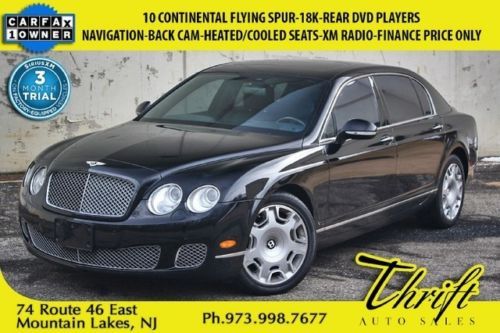 10 continental flying spur-18k-navigation-back cam-heated/cooled seats-xm radio