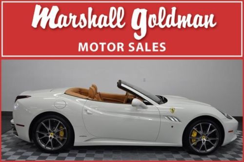 2010 ferrari california white/beige ceramics 20 wheels 5300 miles