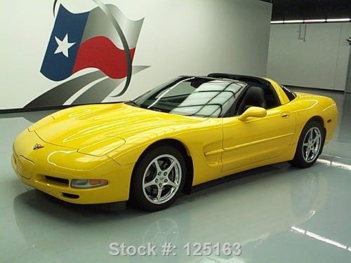 2001 chevy corvette targa top auto leather hud 41k mi texas direct auto