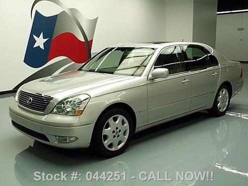 2001 lexus ls430 sunroof htd leather nav xenons 67k mi texas direct auto