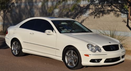 2005 mercedes benz clk500 amg moonroof keyless start local az 2 owner 64k miles