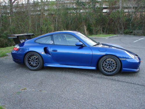 2001 porsche 911 996 turbo 996tt aqua blue kw coilovers ccw stoptech gt2 k24/18g