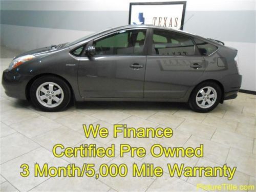 07 prius hybrid leather keyless go 55 mpg certified warranty we finance texas