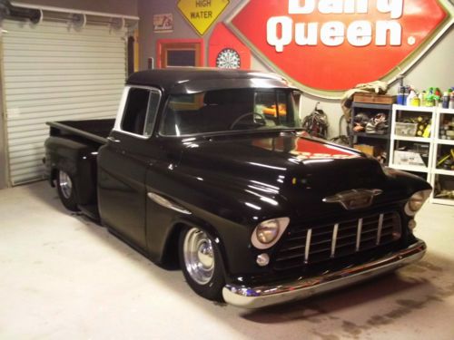 1955 chevrolet pickup,hot rod truck, patina truck, rat rod truck, air ride truck