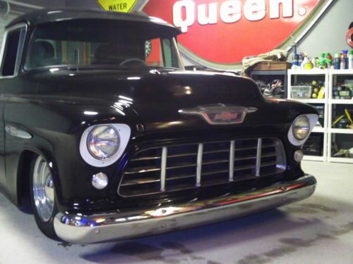 1955 CHEVROLET PICKUP,HOT ROD TRUCK, PATINA TRUCK, RAT ROD TRUCK, AIR RIDE TRUCK, image 2