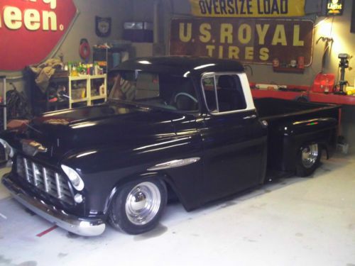 1955 CHEVROLET PICKUP,HOT ROD TRUCK, PATINA TRUCK, RAT ROD TRUCK, AIR RIDE TRUCK, image 3