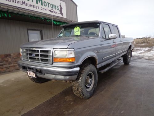 1997 Ford F-350 XLT Crew Cab Pickup 4-Door 7.3L, image 2
