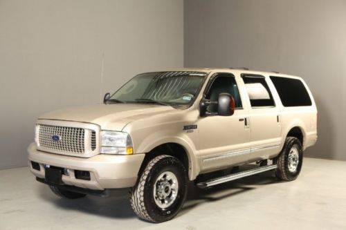 2004 ford excursion limited 4x4 6.0l v8 diesel 8 passenger  leather dvd