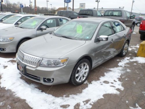 2008 lincoln mkz 3.5l v6 heated leather seats steering wheel controls sunroof cd