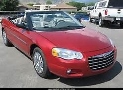 2006 chrysler sebring limited convertible red, houston