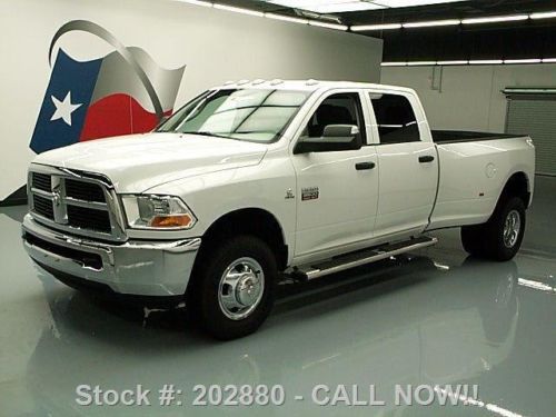 2012 dodge ram 3500 crew 4x4 diesel dually long bed 44k texas direct auto