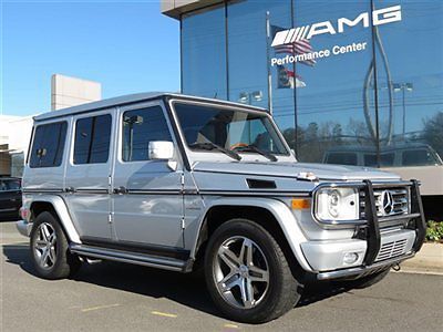 4matic 4dr g55 amg g-class low miles suv gasoline 5.5l sohc 24-valve amg su irid