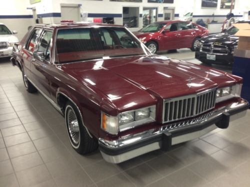 1987 mercury grand marquis ford retirees&#039; collector piece survivor