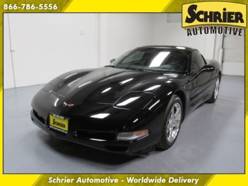 2000 chevrolet corvette chevy black glass roof 6 speed navi