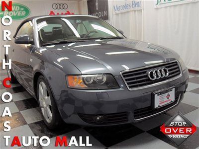 2005(05)a4 cabrio gray/beige lthr heat cd chgr save huge!!!